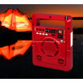 New Solar Radio Cassette With Display Portable Speaker